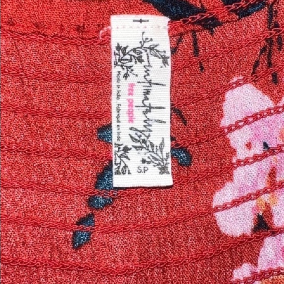 FREE PEOPLE 🌹’Beau’ Floral Print Smocked Maxi Dress - Picture 13 of 16